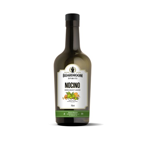 NOCINO label for Boardroom Spirits
