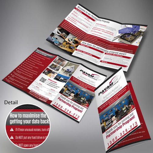 Payam Data Recovery Pty Ltd needs a new brochure design