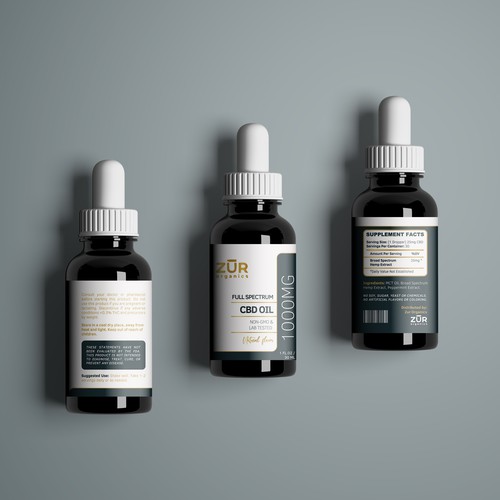 CBD Oil Dropper Concept