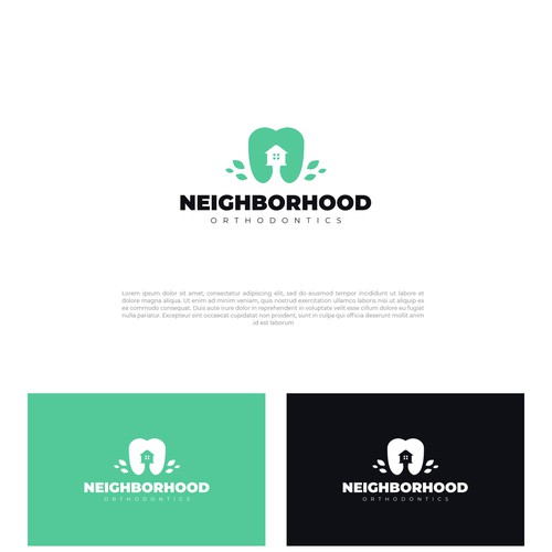 Minimal Logo Concept for Neighborhood orthodontics