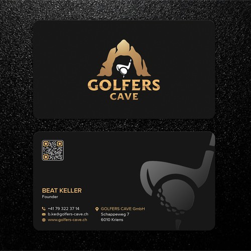 Visitenkarte für Golfers Cave