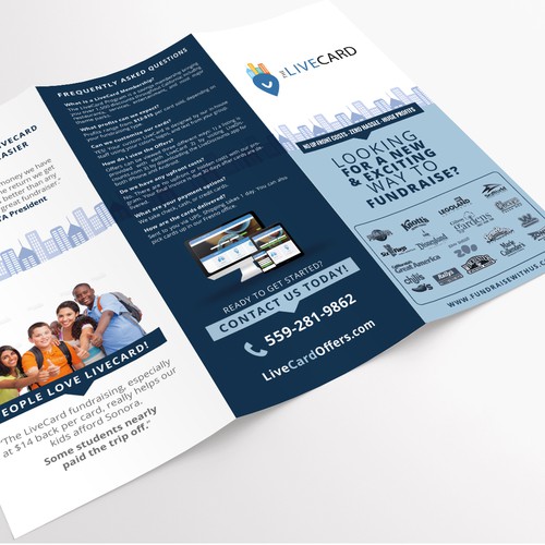 Brochure design for LiveCard