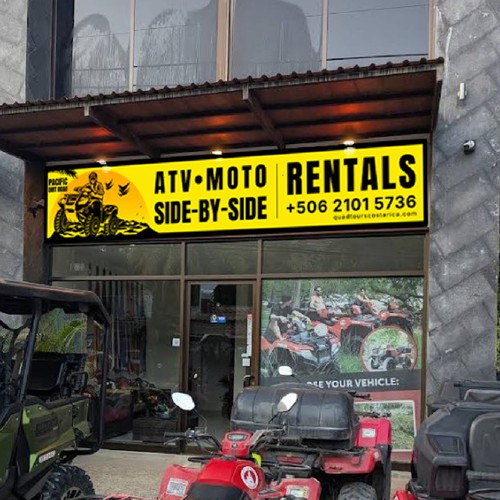 Design a sign for ATV Rental and tour office