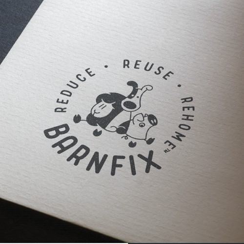 Barnfix logo—for rehoming pets, livestock