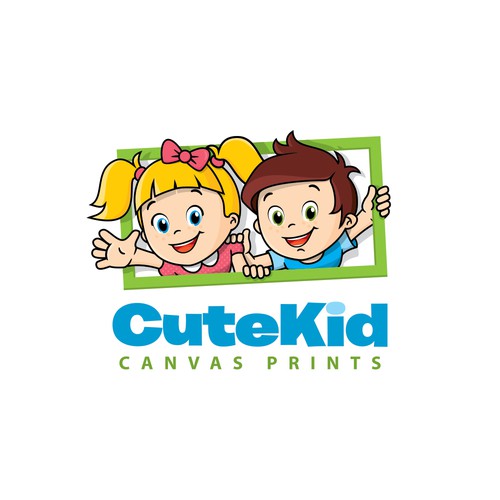 Create a killer logo for CuteKidCanvasPrints.com