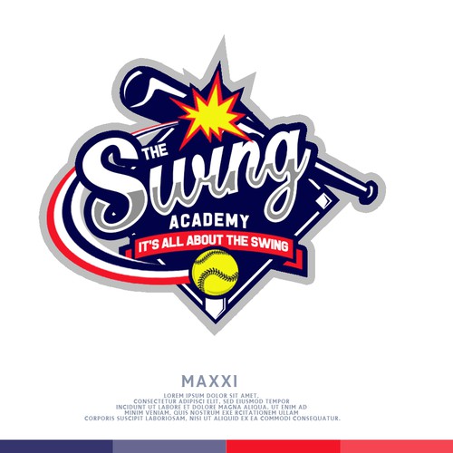 Softball Swing Logo