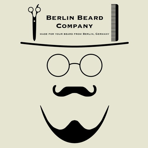 A hipster Logo for a beard care and shaving company