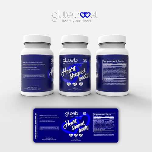 Supplement packaging for gluteboost