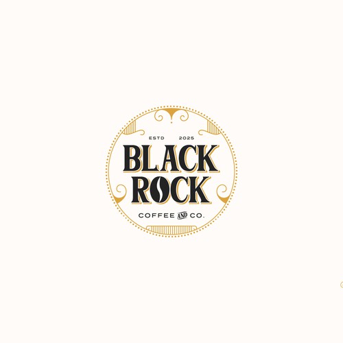 Logo design for Black Rock Coffee & Co