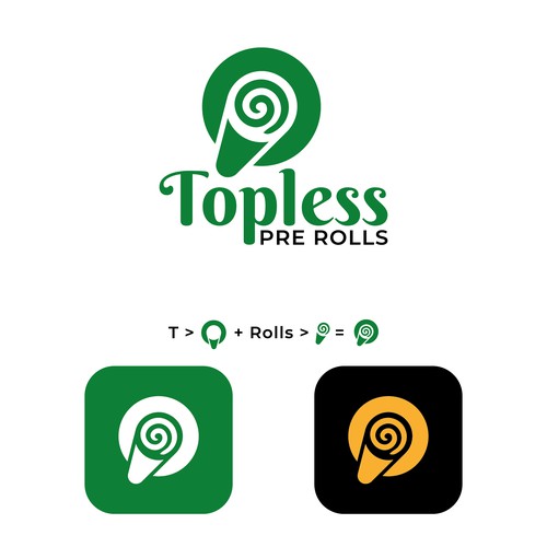 Topless Pre Rolls Logo