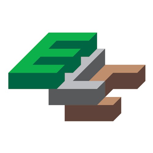 Grid-based logo concept for ELC