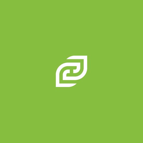 H Leaf Logo Design