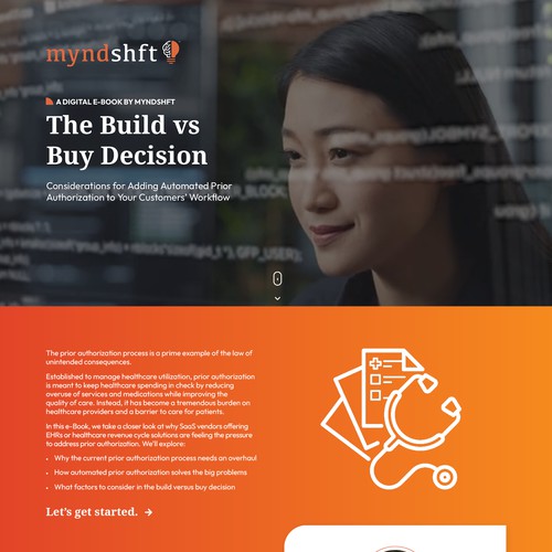 Interactive e-book for Myndshft