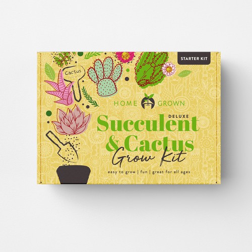 Succulent & Cactus grow kit