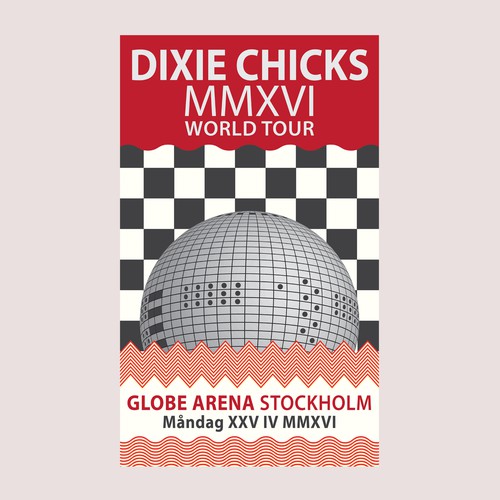 Dixie Chicks concert poster