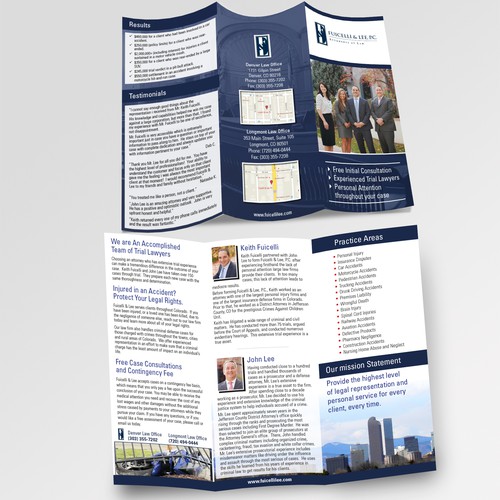 Trifold brochure
