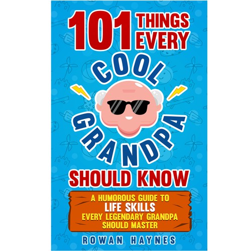 Humourous, eye catching, funny book cover design