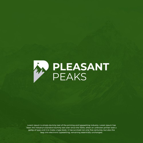 Logo design Concept for Pleasant Peaks