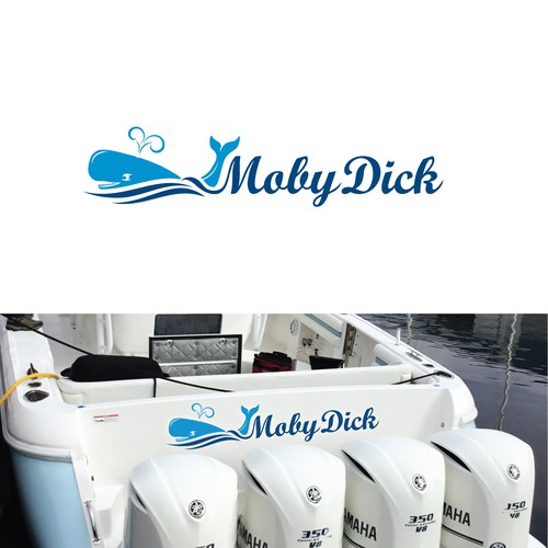 Moby Dick Logo for Million Dollar Boat