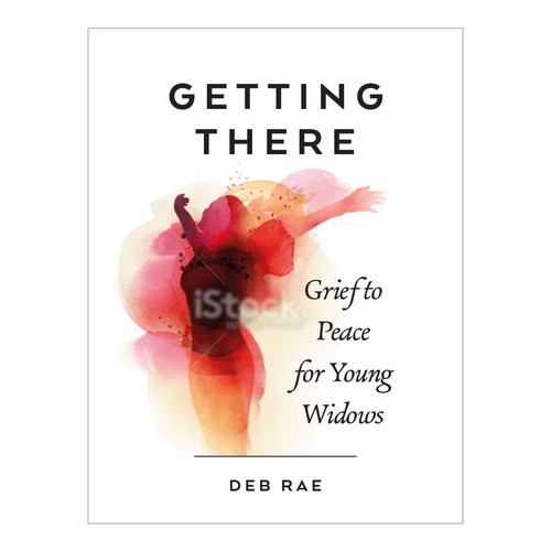 Book cover design for a gutsy, edgy book for young widows.