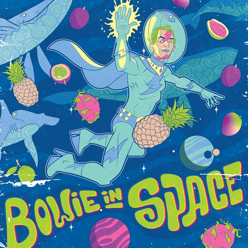 Bowie In Space Beer Poster