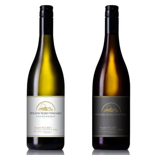 wine label for wilson fjord