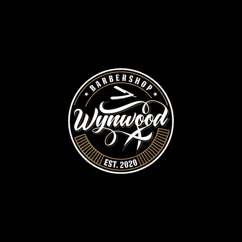 Classic logo for Wynwood barbershop