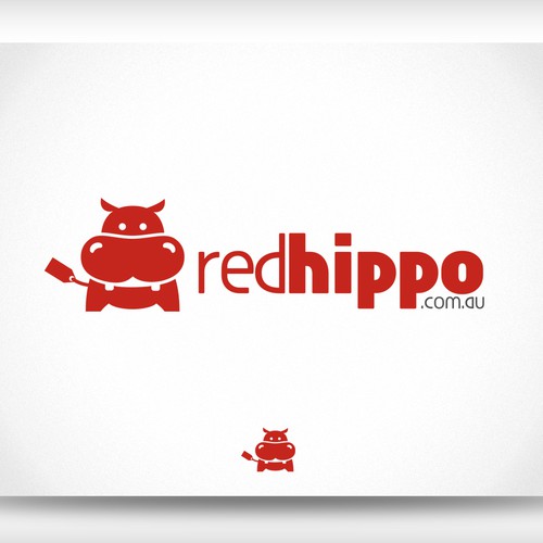 Create the next logo for Red Hippo