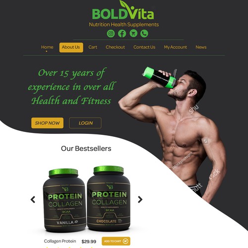 Protein shake website