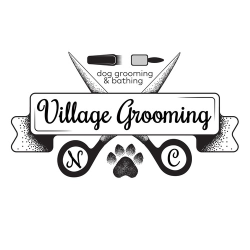 Logo design for dog grooming