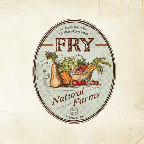 Create a Vintage Farm Logo