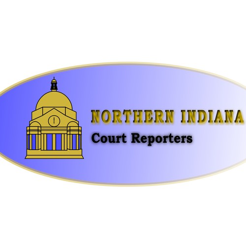 Logo for a court reporting company