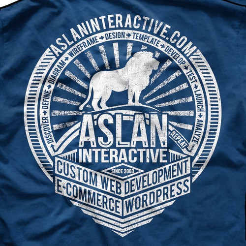 Custom Web Develoment Aslan Interactive T-shirt