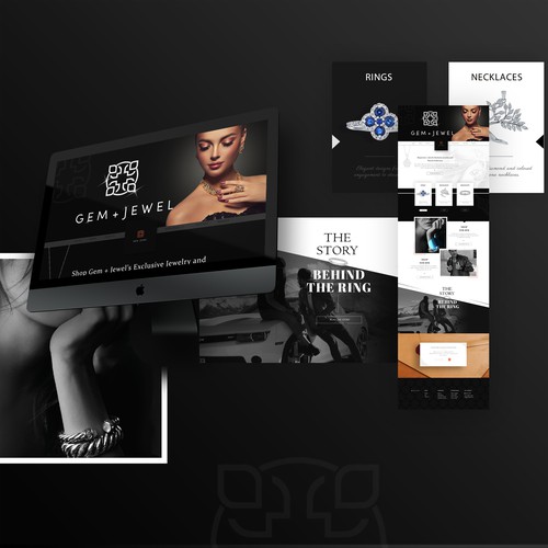 Web-design "Gem+Jewel"