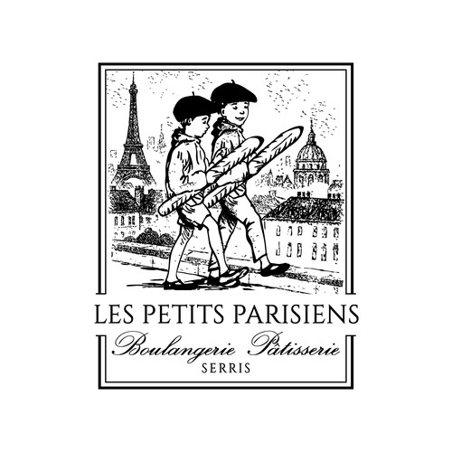 French Boulangerie Logo design