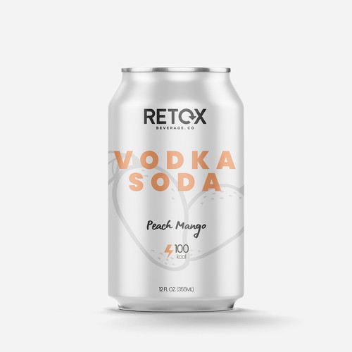 Retox - Can vodka soda Mango