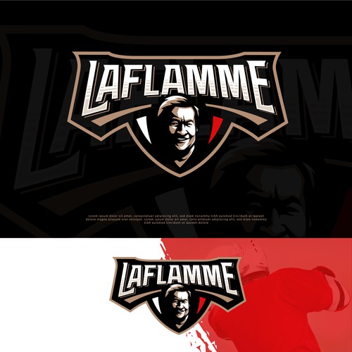 Sports logo for Laflamme family sports team