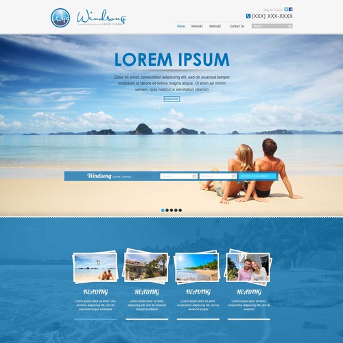 Website design neede for travel-related website