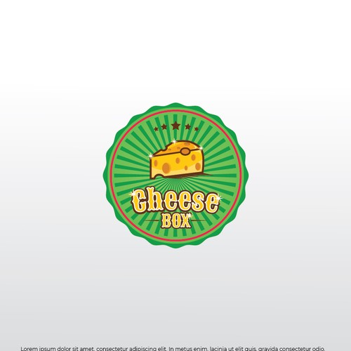 Retro logo for cheesebox