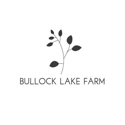 Minimalist logo for family farm