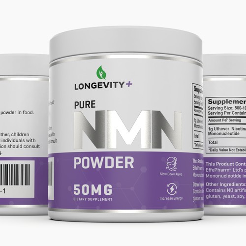 Label for Anti Aging Supplement