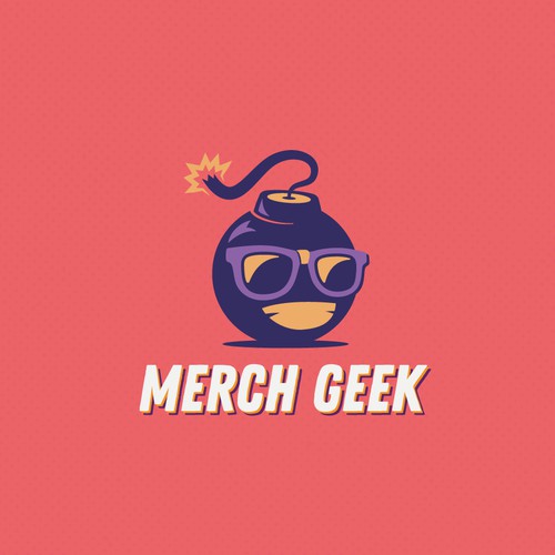 Merch Geek Logo Design