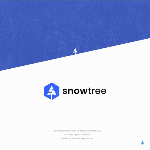 Logo for software development co. Snowtree