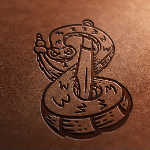 rattle snake logo design