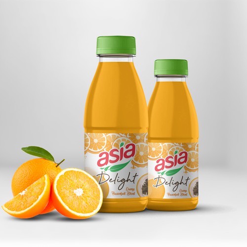 Unique pack design for Asia Delight! juice drink