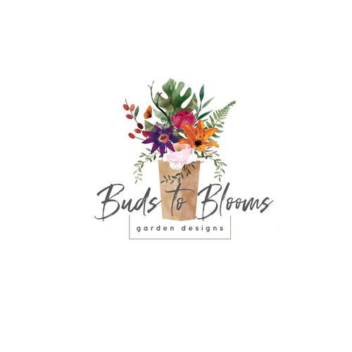 Design a logo for Buds to Blooms