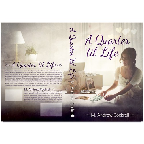 Book cover for a Christian fiction novel A QUARTER 'TIL LIFE