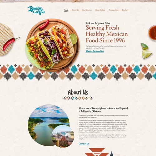 Mexican Restaurant website