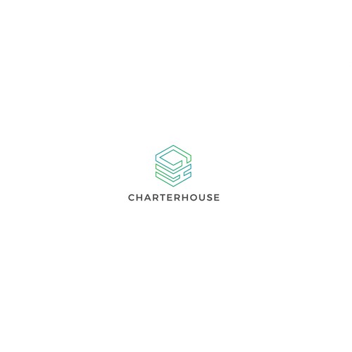 A logo for Charterhouse. 