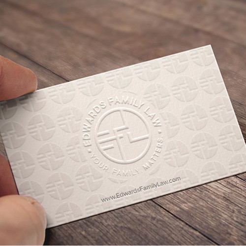 Emboss Business card